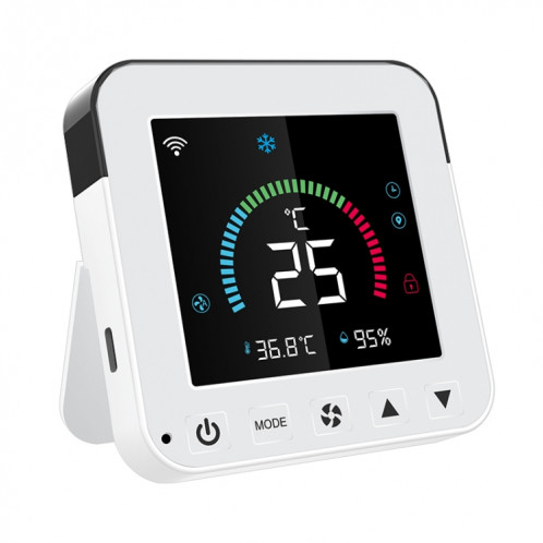 Neo NAS-RT01W WiFi Smart Color Screen infrarouge Air Climostat Thermostat (noir) SN087B34-014