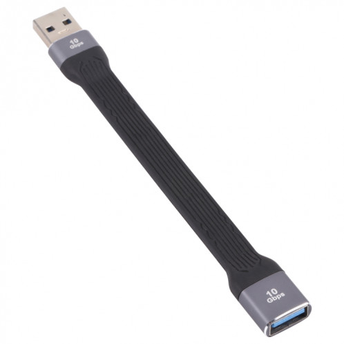 10 Gops USB Male à USB Femelle Soft Flat Sync Data Câble de chargement rapide SH2104814-05