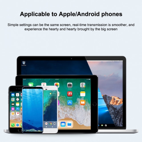 Dispositif d'affichage WiFi sans fil MirAcreen G2 Pro 1080P 2.4GHz SH21101005-07