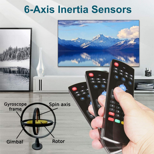 MX3 Voice Version 2.4 GHz Air Air Mouse Wireless Keyboard Remote Contrôle avec gyroscope SH21181902-07