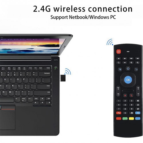 Voix MX3-L sans télécommande de clavier sans fil à la souris à vol de moule à 2,4 GHz 2,4 GHz SH21211889-07