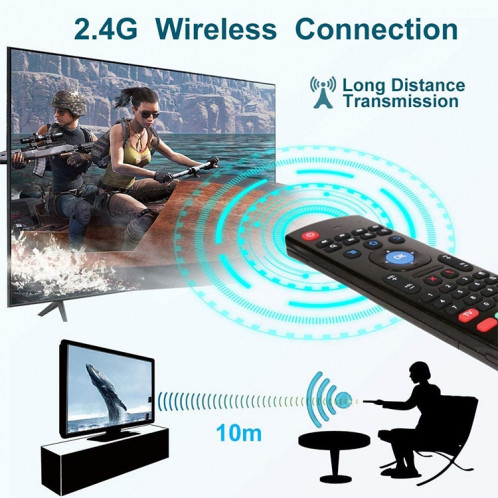 Voix MX3-L sans télécommande de clavier sans fil à la souris à vol de moule à 2,4 GHz 2,4 GHz SH21211889-07