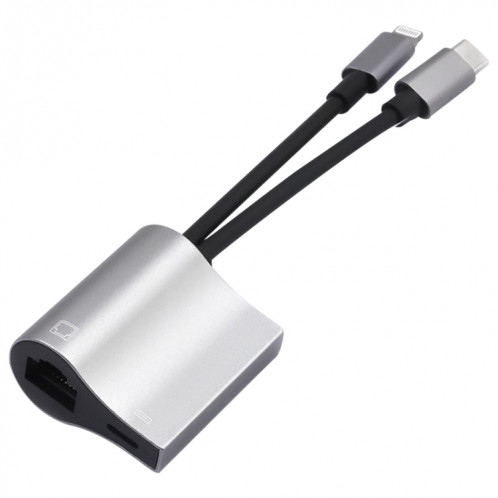 NK-1054PRO 2 en 1 8 broches + USB-C / Type-C mâle à 8 broches Chargements + Adaptateur femelle Ethernet SH21311335-07