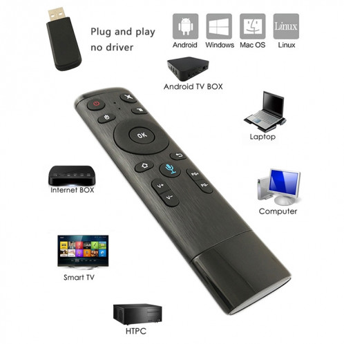 Q5 Voice Foreign Version USB 2.4G VOIX VOIX VOIX VOLIÈRE TÉLÉCORME DE MONISSEMENT, Prise en charge du décodeur / ordinateur SH21341478-07