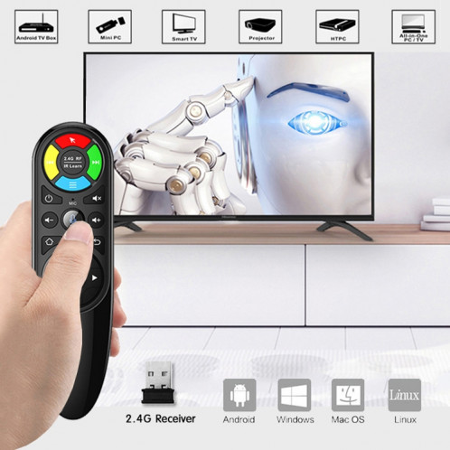 Q6 Standard Version 2.4G Wireless Air Mouse Voice Remote Control SH2135717-06