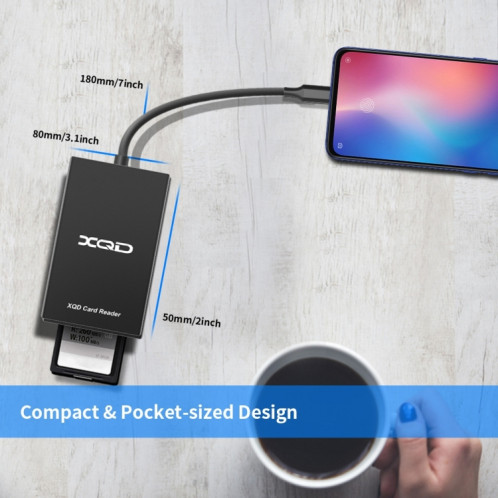 Lecteur de cartes Rocketek CR311-C Type-C vers XQD SR2149554-05