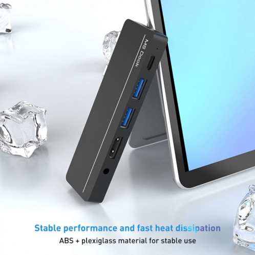 Rocketek SHX5 Multifonctionnel Double Ports Type-C Expansion Dock HUB Adaptateur SR2155850-07