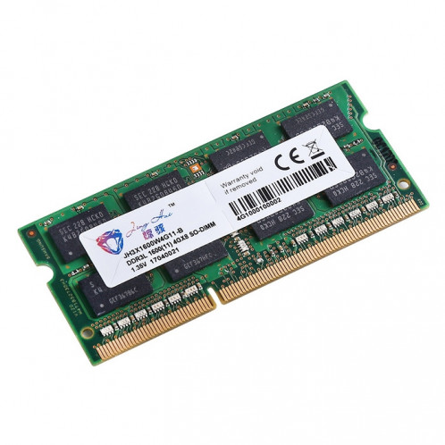 Module de mémoire RAM JingHai 1.35V DDR3L 1333 / 1600MHz 4GB pour ordinateur portable SJ2160742-04