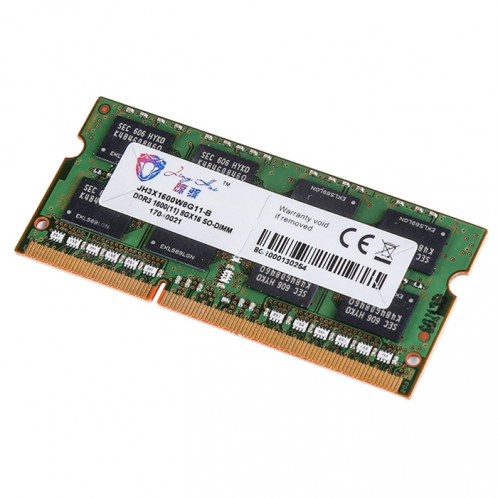 Module de mémoire RAM JingHai 1.5V DDR3 1600 MHz 8 Go pour ordinateur portable SJ2166758-04