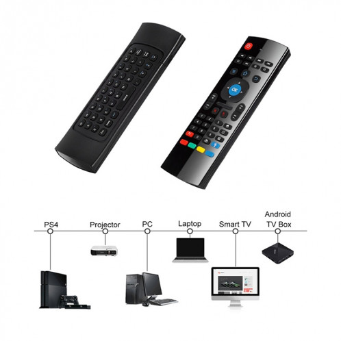 MX3-L Version standard 2.4 GHz Air Air Mouse Wireless Clavier Contrôle SH222086-07