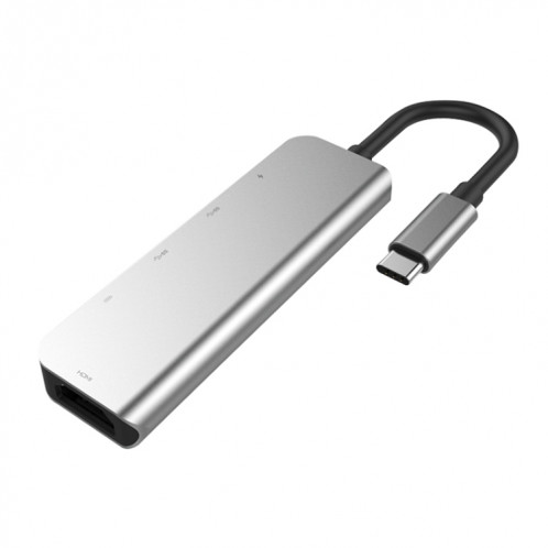 Adaptateur HUB 5 en 1 HDMI + USB x 2 + PD x 2 vers USB-C / Type-C SH22561602-05