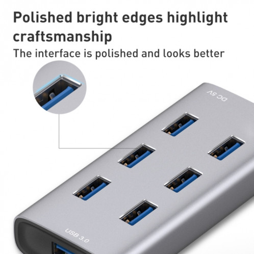 7 ports USB 3.0 vers USB 3.0 HUB, longueur du câble : 80 cm SH22741398-09