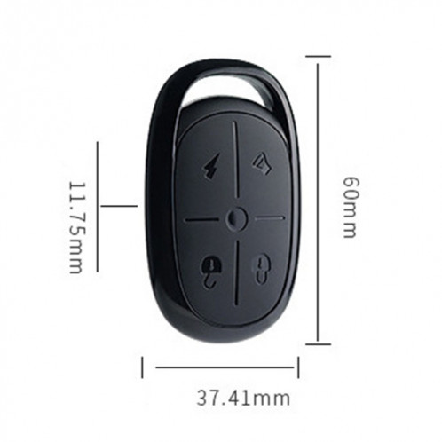 433 MHZ 4 boutons Style de symbole sans fil Style de copie barrière électrique porte de Garage batterie clé de voiture télécommande SH22801949-03