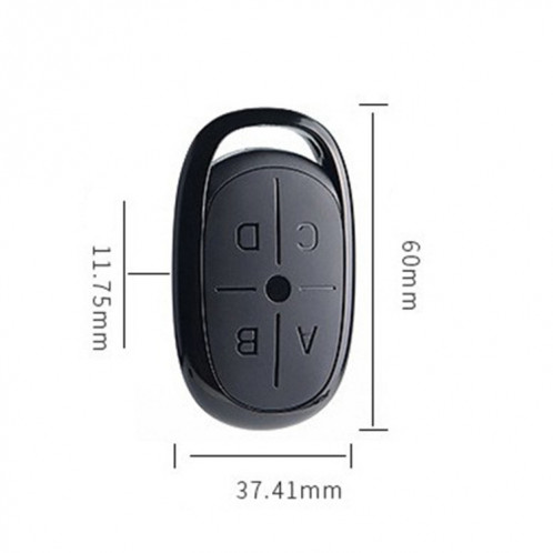 433MHZ 4 boutons Lettre Style Sans Fil Copie Style Barrière Électrique Porte De Garage Batterie Clé De Voiture Télécommande SH22811144-03