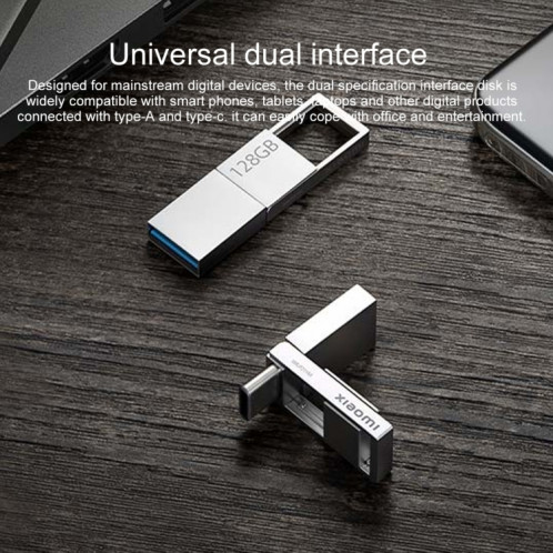 Disque U d'origine pour téléphone portable à double interface Xiaomi 64 Go USB 3.2 Type-C / Type-A SX22941043-08