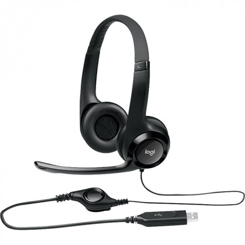 Casque stéréo filaire USB Logitech H390 avec microphone antibruit SL23211584-07