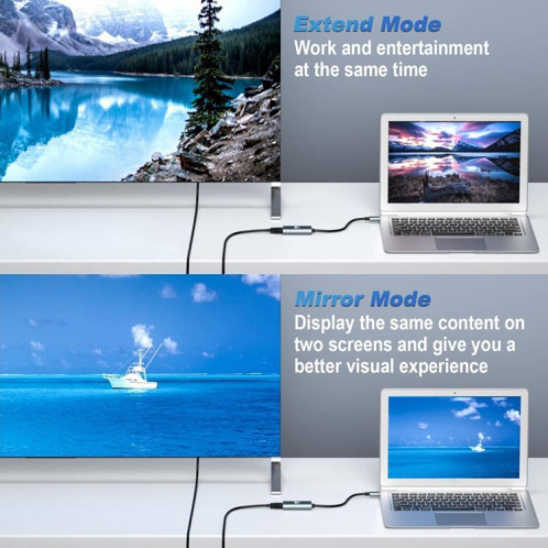 Adaptateur USB-C / Type-C mâle vers HDTV femelle 4K UHD (rouge) SH390R647-07
