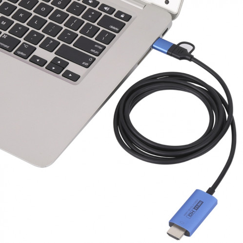 Câble adaptateur V05E USB 3.0 + USB-C / Type-C vers HDMI SH24091048-07