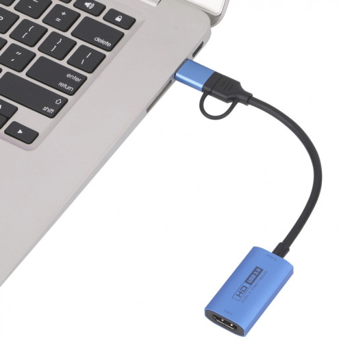 Z29C HDMI/F Femelle vers USB-C/Type-C+USB 3.0/M Mâle Carte de Capture Vidéo HD SH2415242-07