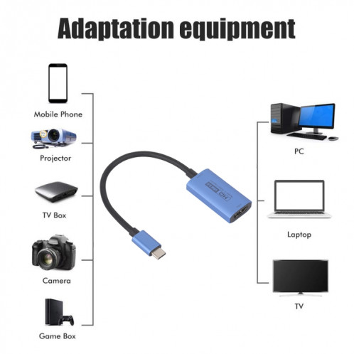 Carte de capture vidéo HD Z29E HDMI/F femelle vers USB-C / Type-C/M mâle SH24181342-07