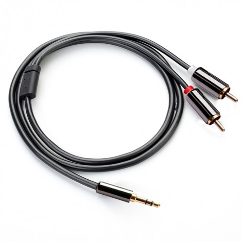 1m Jack plaqué or 3,5 mm à 2 x câble audio stéréo RCA mâle S1247227-08