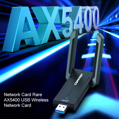 Carte réseau sans fil USB COMFAST 972 AX 5400Mbps WiFi 6 Free Drive SC2495676-011