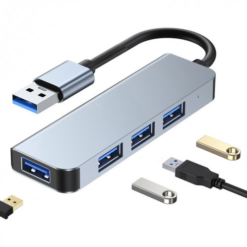Adaptateur HUB 4 en 1 USB vers USB3.0x4, longueur du câble : 1,2 m SH2504326-08