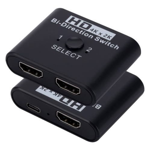Sélecteur HDMI bidirectionnel vidéo 2 en 1 sortie 4K HD SH25186-07