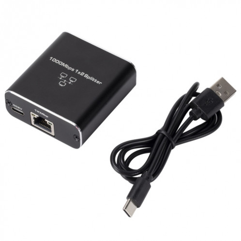 OZHW3 RJ45 1 à 2 adaptateur répartiteur réseau 1000M LAN Ethernet connecteur femelle SH25331520-08