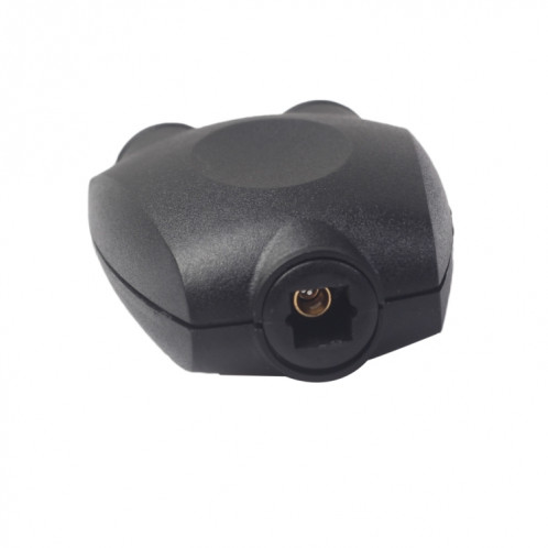 QHG03 Spdif Carré Ouverture 1 In 2 Out Commutateur / Répartiteur avec télécommande IR (Noir) SH538B1187-05