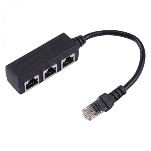 Prolongateur de prise RJ45 1 à 3 prises réseau LAN Ethernet SH25691451-07