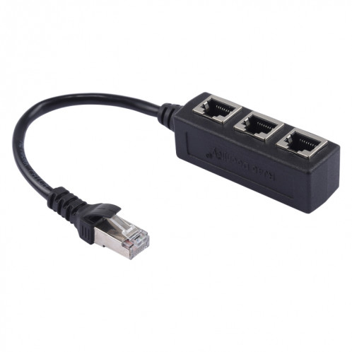 Prolongateur de prise RJ45 1 à 3 prises réseau LAN Ethernet SH25691451-07