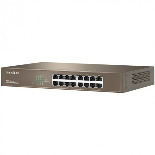 Tenda TEG1016D Desktop v6.0 commutateur Ethernet Gigabit 16 ports 6KV protection contre la foudre ST2597644-06