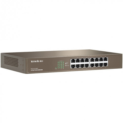 Tenda TEG1016D Desktop v6.0 commutateur Ethernet Gigabit 16 ports 6KV protection contre la foudre ST2597644-06