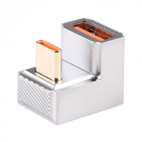 Adaptateur de charge coudé en forme de U USB-C / Type-C mâle vers USB femelle 10 Gbps SH2601114-07