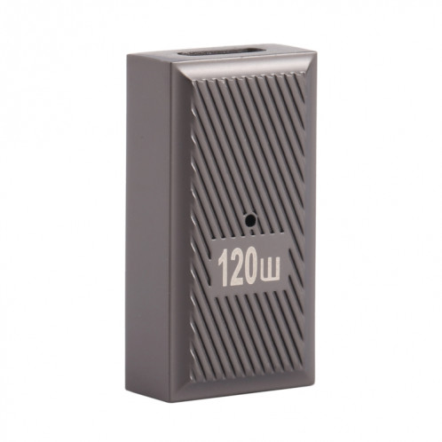 Adaptateur de charge droit USB femelle vers USB-C/Type-C femelle 10 Gbit/s (Gun Metal) SH03GM1620-07