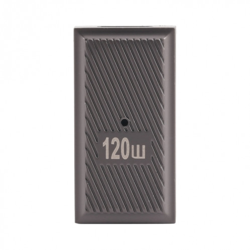 Adaptateur de charge droit USB femelle vers USB-C/Type-C femelle 10 Gbit/s (Gun Metal) SH03GM1620-07