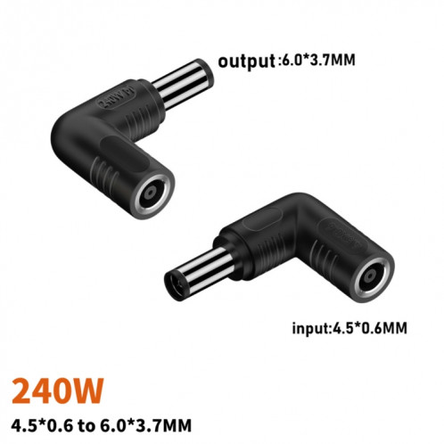 Adaptateur d'alimentation pour connecteur DC 4506 femelle vers DC 6037 mâle SH2609442-04