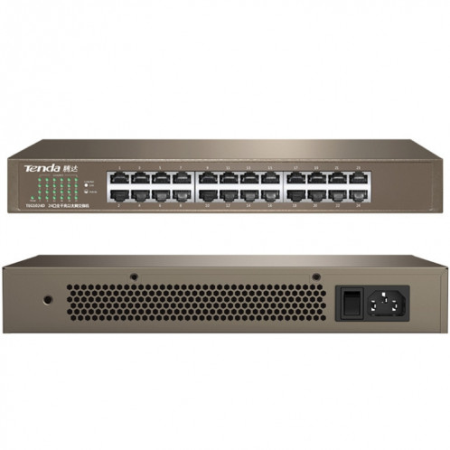 Tenda TEG1024D Desktop v7.0 commutateur Ethernet Gigabit 24 ports 6KV protection contre la foudre ST2625702-06