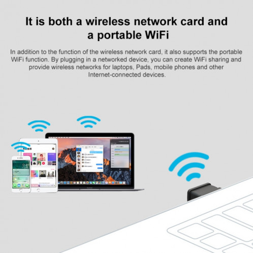 Tenda W311MI Mini adaptateur WiFi USB carte réseau Internet Ethernet sans fil 150 Mbps ST26261618-05