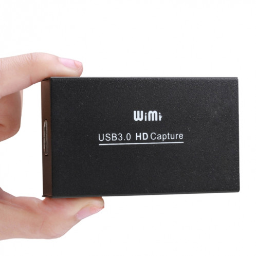 WIMI EC288 USB 3.0 HDMI 1080P Boîte de flux de périphérique de capture vidéo, pas besoin d'installer le pilote (noir) SH845B322-08