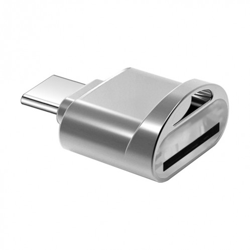 Adaptateur de lecteur USB-C / Type-C 3.1 vers carte Micro SD (carte TF) (argent) SH860S1814-07