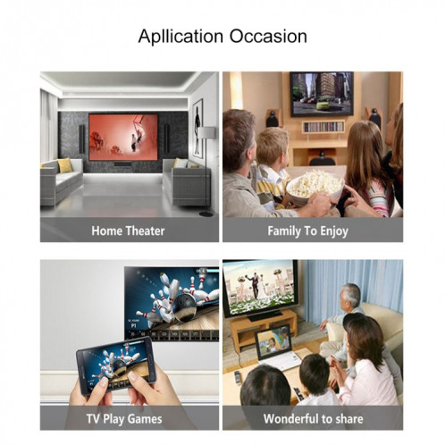 Adaptateur AV multiport USB-C / Type-C vers VGA / HDMI / Audio pour IOS et Android SH2883737-06