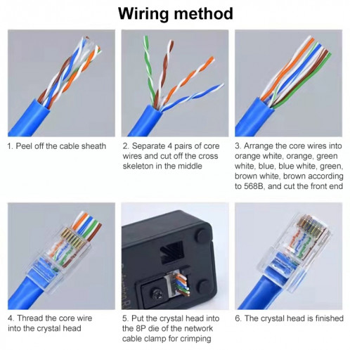 100pcs Cat5e blindé passe à travers la prise modulaire du connecteur RJ45 SH28991697-06