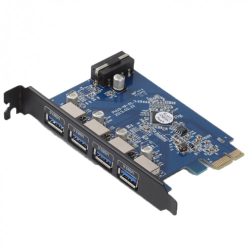 ORICO PVU3-4P 4 Ports USB3.0 PCI Express Carte pour le Bureau (Noir) SO021B1801-06