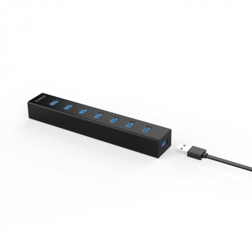 ORICO H7013-U3 ABS matériel bureau 7 ports USB 3.0 HUB avec 1 m câble USB (noir) SO024B468-09