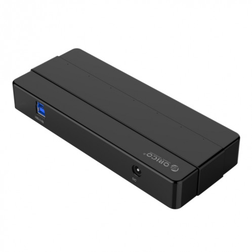 ORICO H7928-U3 ABS Matériel Bureau 7 Ports USB 3.0 HUB avec 1 m de Câble (Noir) SO025B1129-012