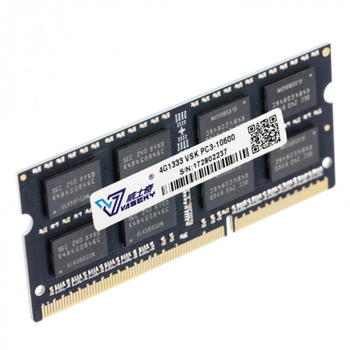 Vaseky 4GB 1333 MHz PC3-10600 DDR3 PC Mémoire RAM Module pour Ordinateur Portable SV3051924-03