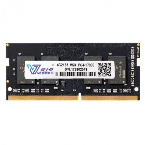 Module de mémoire vive Vaseky 4GB 2133MHz PC4-17000 DDR4 pour ordinateur portable SV30541515-03