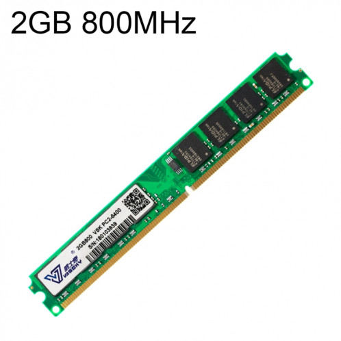 Module de mémoire vive Vaseky 2GB 800 MHz PC2-6400 DDR2 pour ordinateur de bureau SV30571130-05